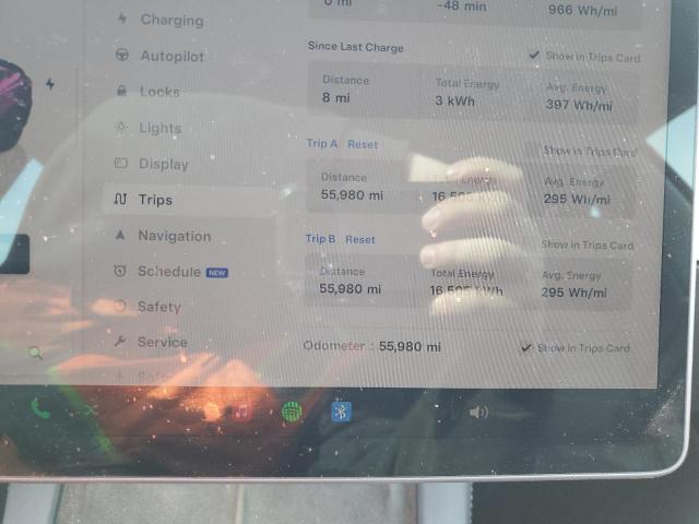 Photo 9 from auction – 2022 TESLA MODEL 3 with VIN 5YJ3E1EB3NF275515