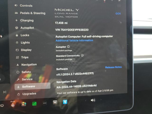 Снимка 9 от търг – 2023 TESLA MODEL Y с VIN 7SAYGDEE1PF638220