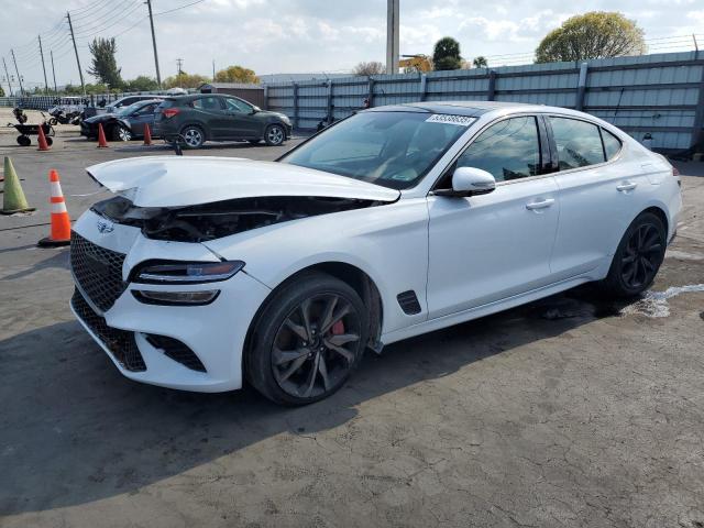Photo 1 from auction – 2024 GENESIS G70 BASE with VIN KMTG34SCXRU137006