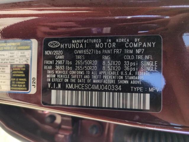 Photo 14 from auction – 2021 GENESIS GV80 BASE with VIN KMUHCESC4MU040334