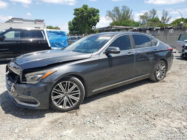 GENESIS G80 BASE 2018 with VIN KMHGN4JE5JU257677 - Photo from auction
