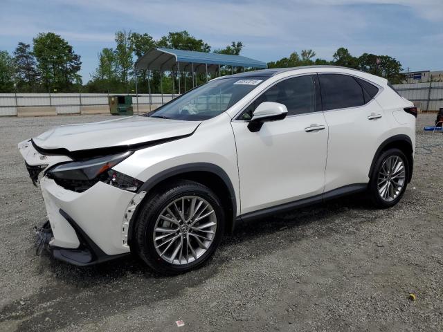 LEXUS NX 350 2022 with VIN JTJHGCEZ2N2007709 - Photo from auction