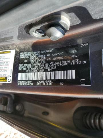 Photo 14 from auction – 2019 TOYOTA 4RUNNER SR with VIN JTEBU5JR6K5712229