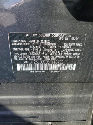 Photo 14 from auction – 2025 SUBARU FORESTER P with VIN JF2SLDDC9SH440722