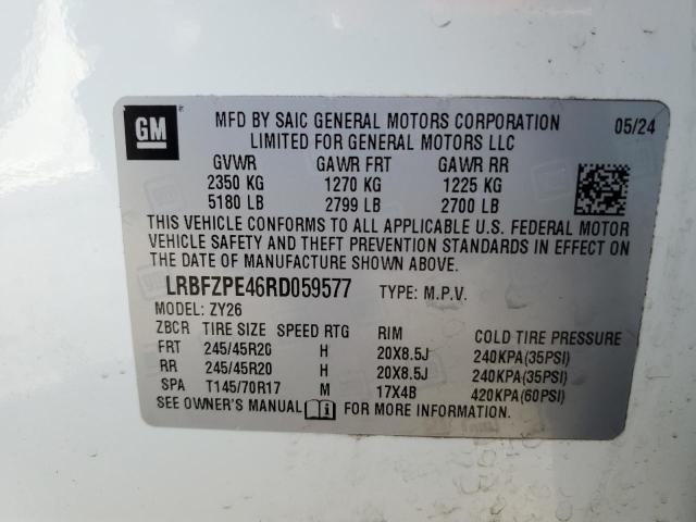 Photo 14 from auction – 2024 BUICK ENVISION E with VIN LRBFZPE46RD059577
