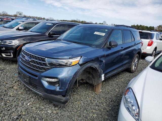 FORD EXPLORER X 2020 with VIN 1FMSK8DH3LGA21062 - Photo from auction