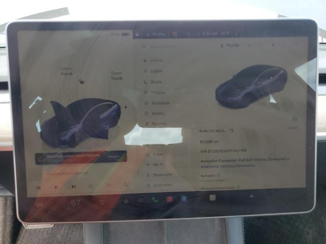 Photo 9 from auction – 2023 TESLA MODEL 3 with VIN 5YJ3E1EA6PF453766