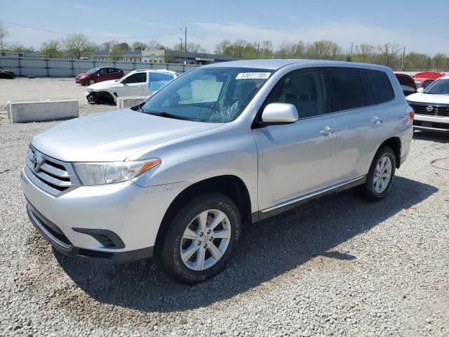 TOYOTA HIGHLANDER 2013 with VIN 5TDZA3EH1DS039767 - Photo from auction