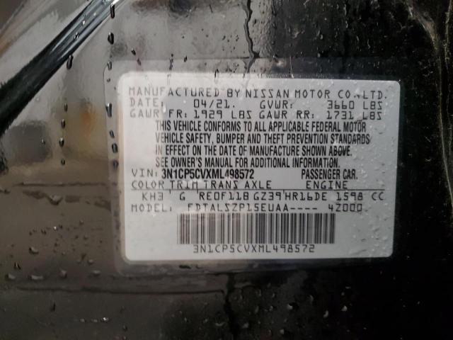 Photo 14 from auction – 2021 NISSAN KICKS SV with VIN 3N1CP5CVXML498572