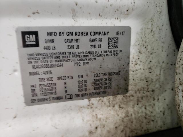 Photo 14 from auction – 2018 BUICK ENCORE ESS with VIN KL4CJGSB8JB524594