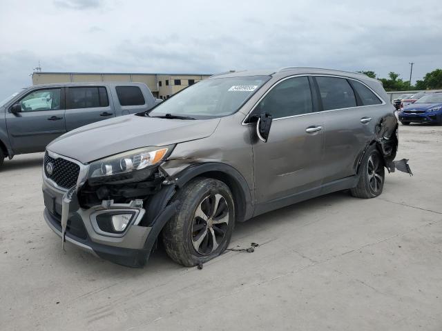 KIA SORENTO EX 2016 with VIN 5XYPH4A5XGG104301 - Photo from auction