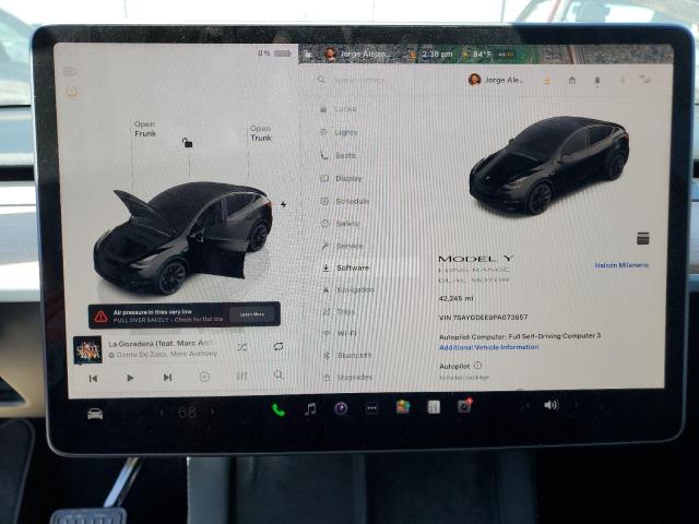 Photo 9 from auction – 2023 TESLA MODEL Y with VIN 7SAYGDEE9PA073857