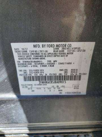 Photo 14 from auction – 2018 FORD FLEX SEL with VIN 2FMHK6C85JBA09015