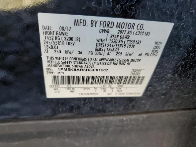 Zdjęcie 14 z aukcji – 2017 FORD EXPLORER P z VIN 1FM5K8AR6HGE01207