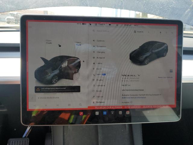 Photo 9 from auction – 2024 TESLA MODEL Y with VIN 7SAYGDEEXRA279594