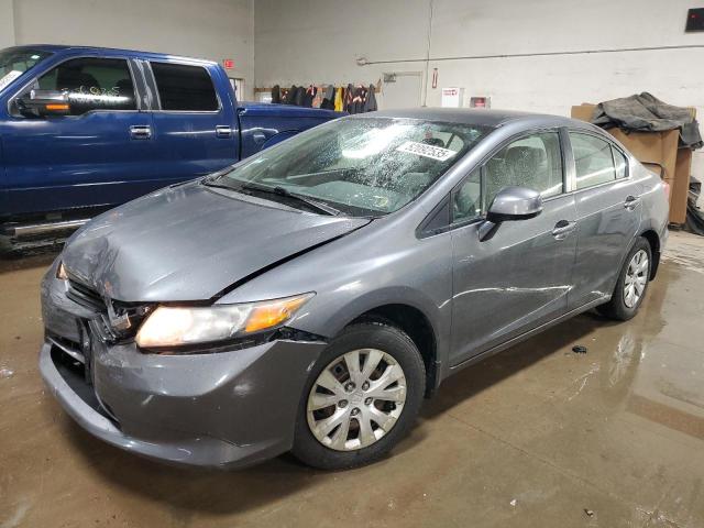 HONDA CIVIC LX 2012 with VIN 19XFB2F55CE090051 - Photo from auction