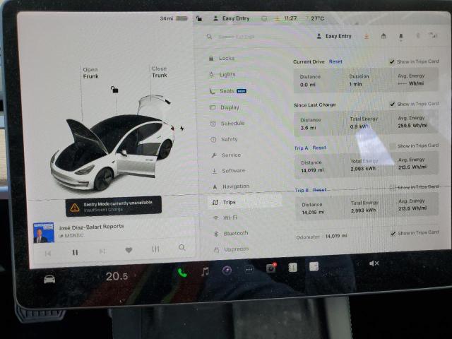 Photo 9 from auction – 2021 TESLA MODEL 3 with VIN 5YJ3E1EA1MF096234