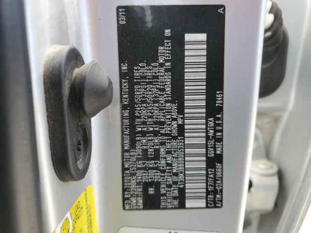 Photo 14 from auction – 2011 TOYOTA VENZA with VIN 4T3BK3BB0BU053931