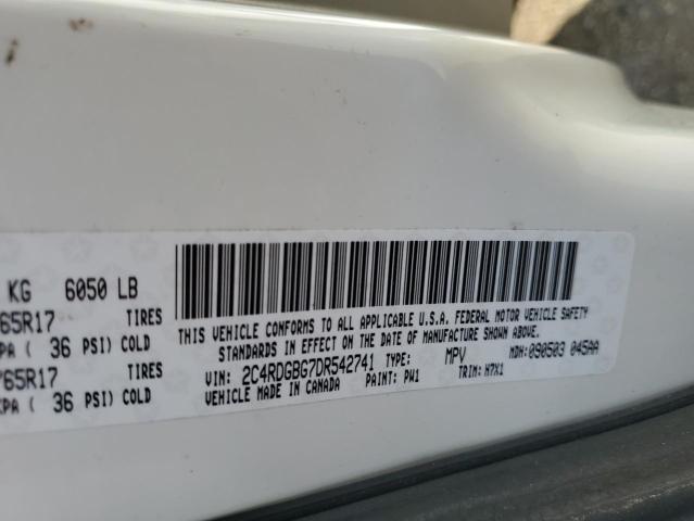 Photo 14 from auction – 2013 DODGE GRAND CARA with VIN 2C4RDGBG7DR542741