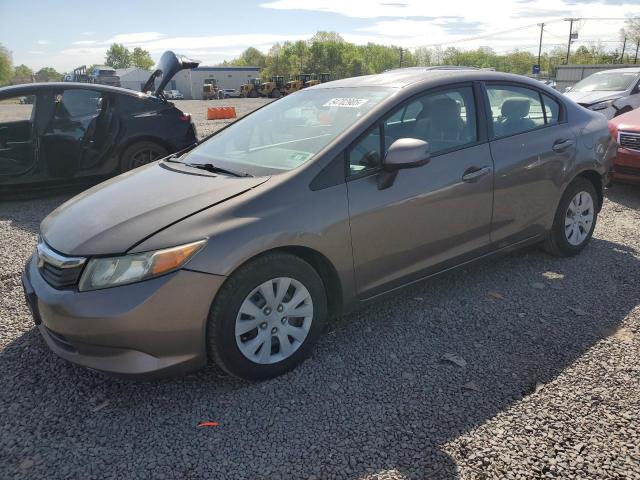 Foto 1 de la subasta – 2012 HONDA CIVIC LX con VIN 2HGFB2F55CH564800