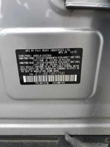 Photo 14 from auction – 2016 SUBARU FORESTER 2 with VIN JF2SJABC1GH512141