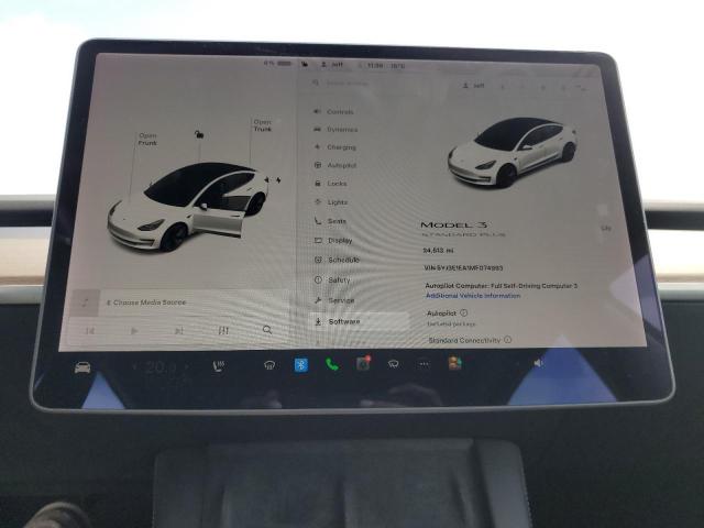 Photo 9 from auction – 2021 TESLA MODEL 3 with VIN 5YJ3E1EA1MF074993