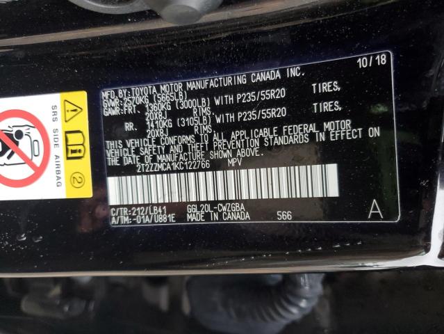 Photo 14 from auction – 2019 LEXUS RX 350 BAS with VIN 2T2ZZMCA1KC122766