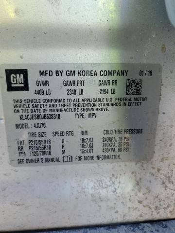 Photo 14 from auction – 2018 BUICK ENCORE PRE with VIN KL4CJESB0JB638318