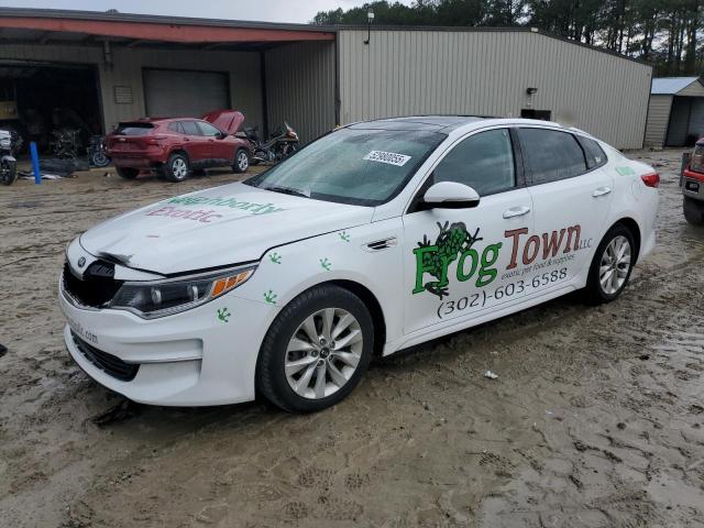 KIA OPTIMA EX 2016 with VIN 5XXGU4L37GG087405 - Photo from auction