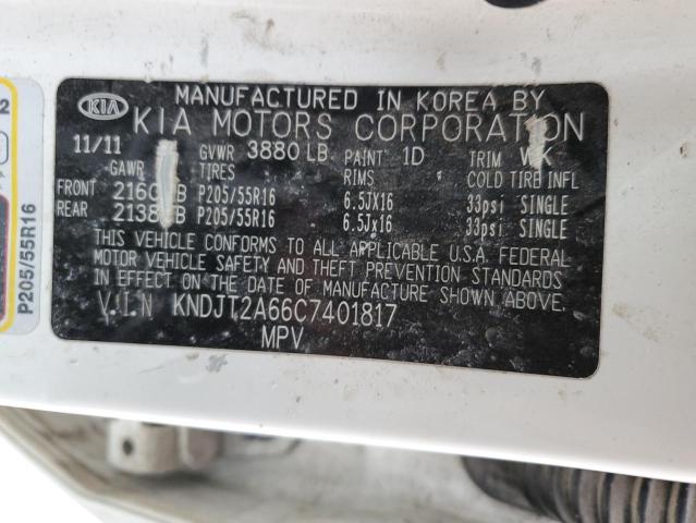 Снимка 14 от търг – 2012 KIA SOUL + с VIN KNDJT2A66C7401817