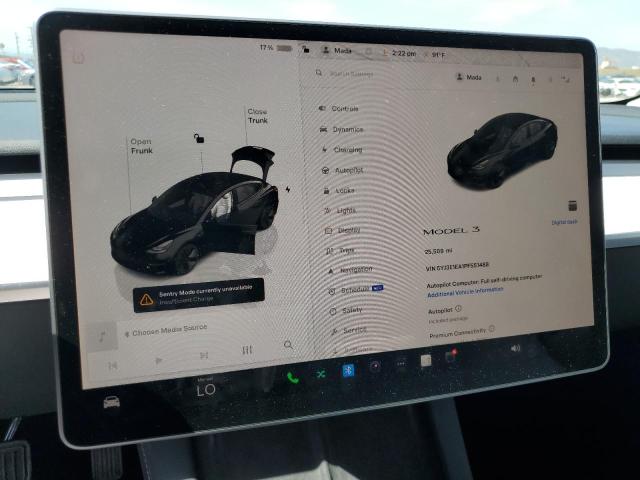 Photo 9 from auction – 2023 TESLA MODEL 3 with VIN 5YJ3E1EA1PF551488