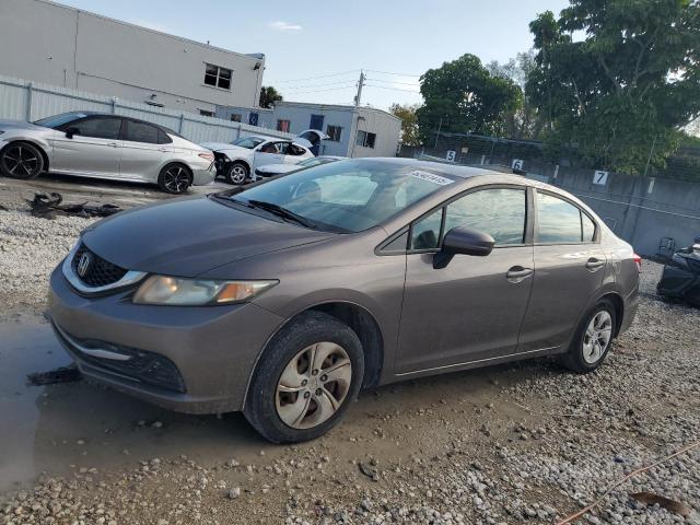 HONDA CIVIC LX 2014 with VIN 19XFB2F5XEE042709 - Photo from auction