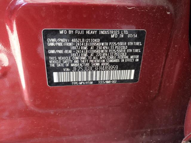 Photo 14 from auction – 2015 SUBARU FORESTER 2 with VIN JF2SJGUC3FH489959