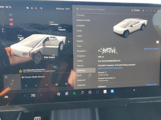 Снимка 9 от търг – 2024 TESLA CYBERTRUCK с VIN 7G2CEHED8RA041753