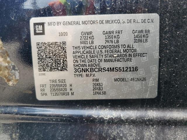 Photo 14 from auction – 2021 CHEVROLET BLAZER 2LT with VIN 3GNKBCRS4MS512116