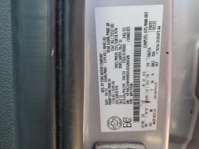 Photo 14 from auction – 2013 FORD ESCAPE SEL with VIN 1FMCU9H99DUD26026