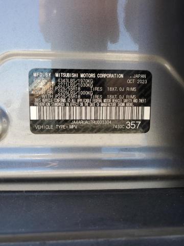 Photo 14 from auction – 2024 MITSUBISHI OUTLANDER with VIN JA4ARUAU7RU003304