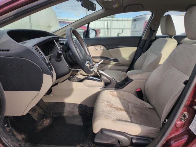 Photo 7 from auction – 2014 HONDA CIVIC LX with VIN 19XFB2F59EE041342