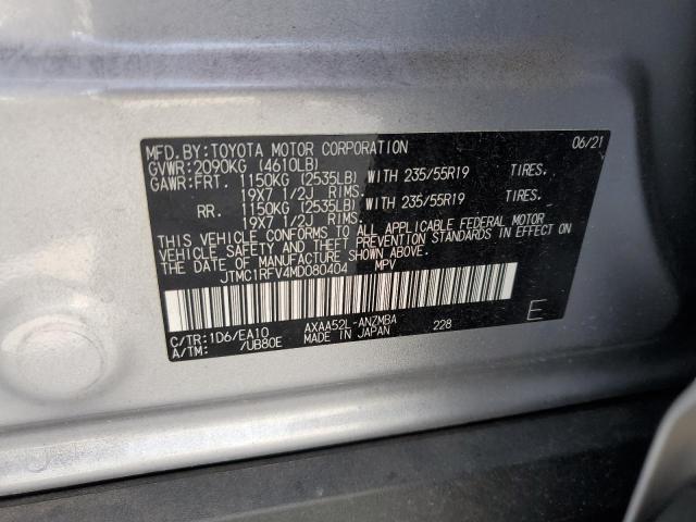 Photo 14 from auction – 2021 TOYOTA RAV4 XLE P with VIN JTMC1RFV4MD080404