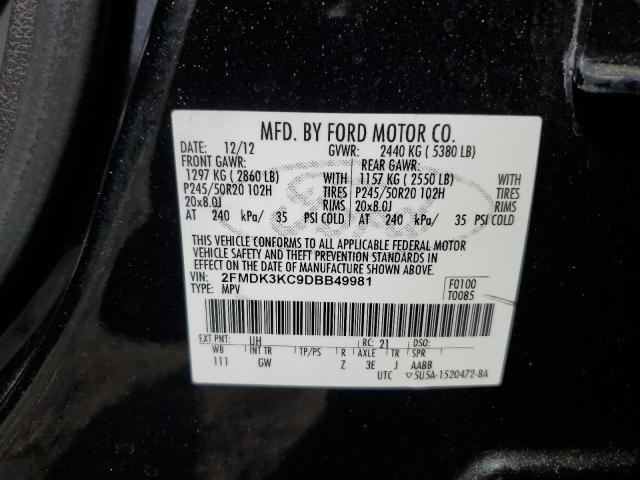 صورة رقم 14 من المزاد - 2013 FORD EDGE LIMITED مع VIN 2FMDK3KC9DBB49981