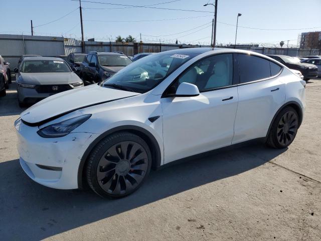 TESLA MODEL Y 2021 with VIN 5YJYGDEF8MF093019 - Photo from auction