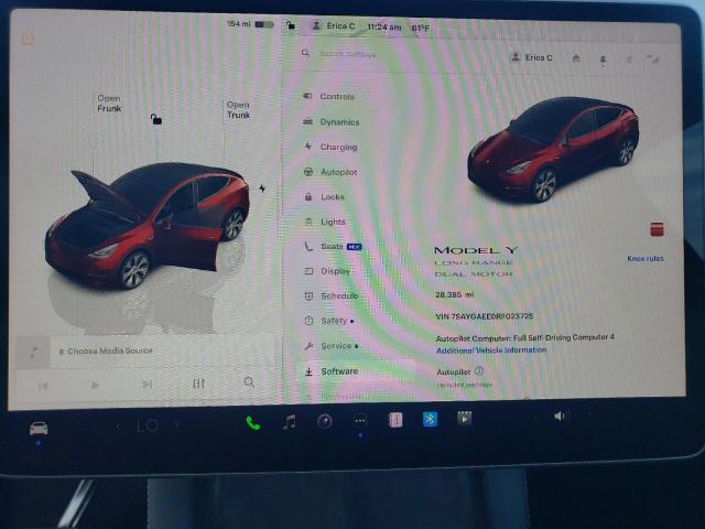 Photo 9 from auction – 2024 TESLA MODEL Y with VIN 7SAYGAEE0RF023725