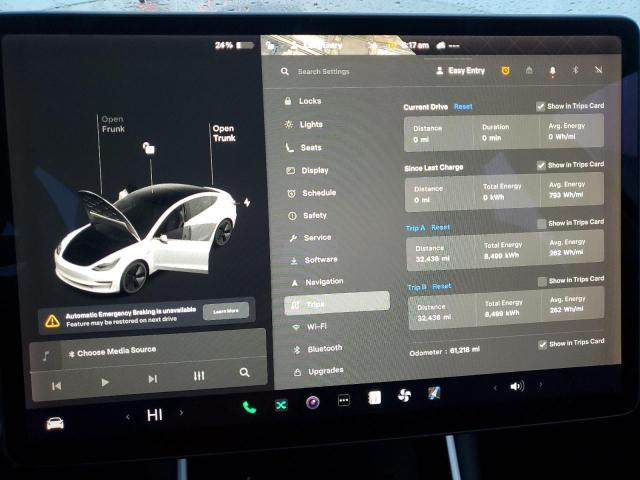 Photo 9 from auction – 2019 TESLA MODEL 3 with VIN 5YJ3E1EA6KF504059