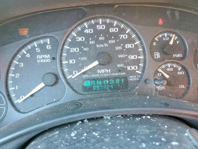 Photo 9 from auction – 2002 CHEVROLET AVALANCHE with VIN 3GNEC13T82G105285