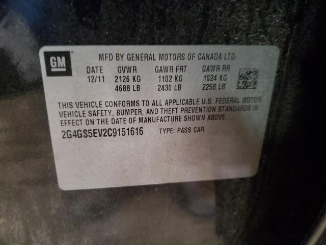Photo 14 from auction – 2012 BUICK REGAL PREM with VIN 2G4GS5EV2C9151616