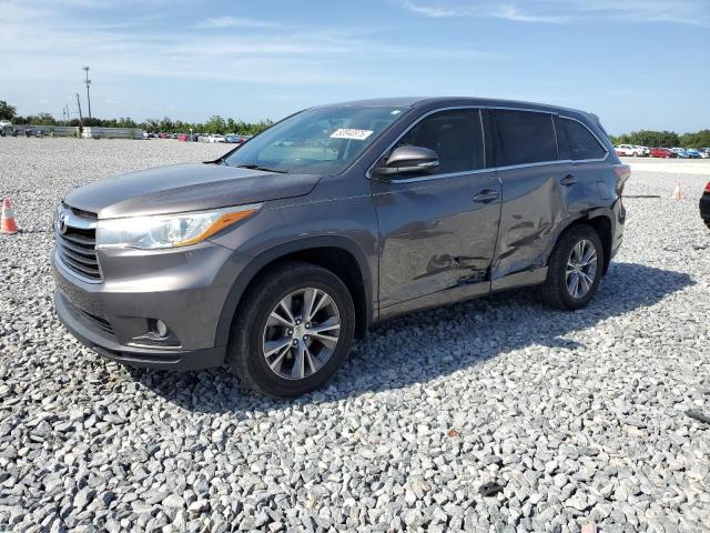 TOYOTA HIGHLANDER 2015 with VIN 5TDZKRFH0FS042502 - Photo from auction