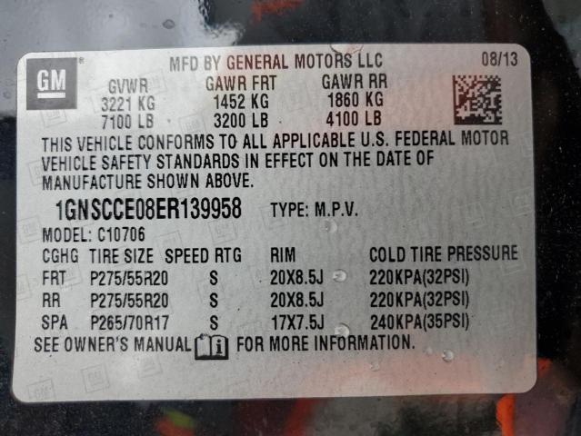 Photo 14 from auction – 2014 CHEVROLET TAHOE C150 with VIN 1GNSCCE08ER139958