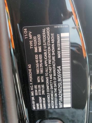 Photo 14 from auction – 2025 PORSCHE MACAN BASE with VIN WP1AA2A52SLB05954
