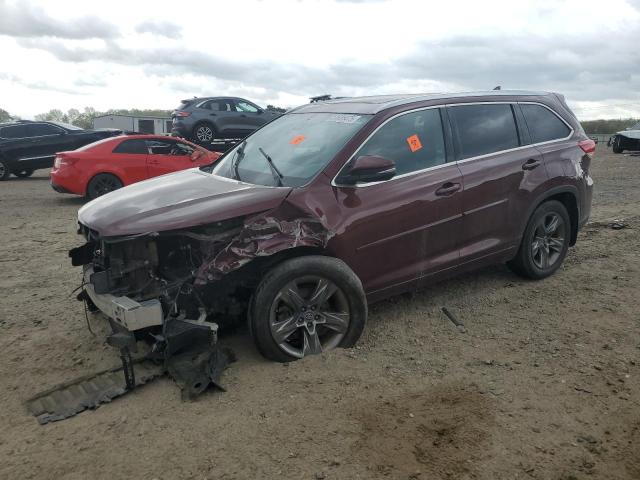 TOYOTA HIGHLANDER LIMITED 2017 with VIN 5TDDZRFH9HS418154 - Photo from auction