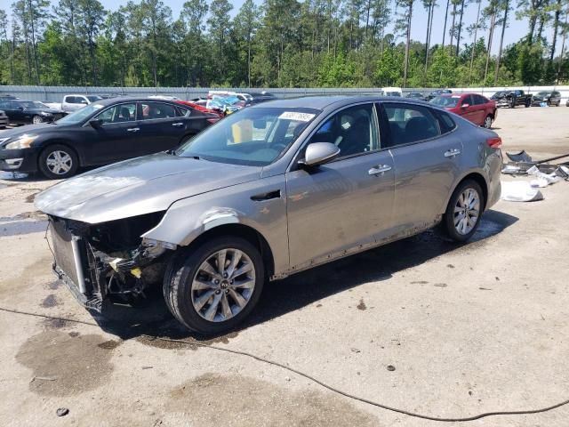 KIA OPTIMA EX 2018 with VIN 5XXGU4L33JG271697 - Photo from auction